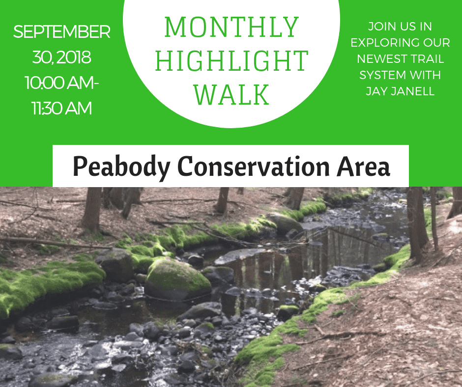 Monthly Highlight Walk: Peabody Conservation Area