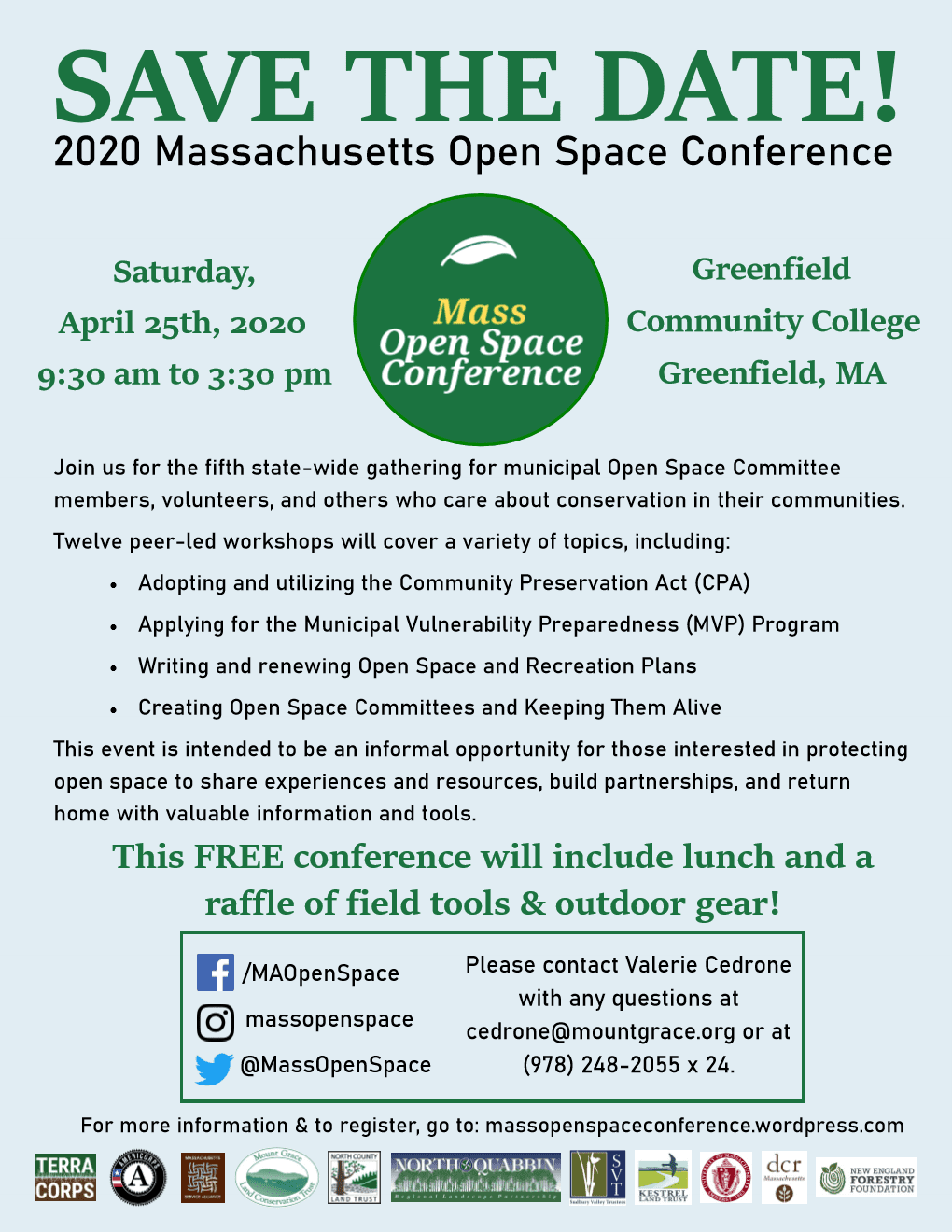 CANCELLED - 2020 Massachusetts Open Space Conference