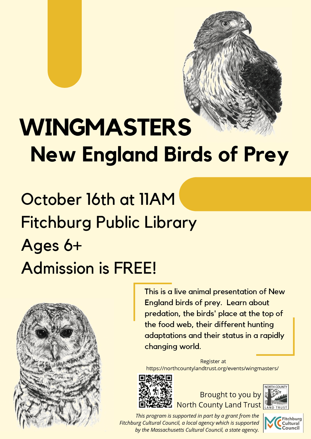 WINGMASTERS: New England Birds of Prey
